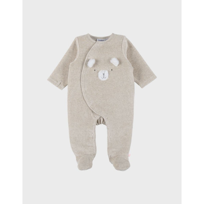 NOUKIES Orso pyjama fluweel - beige velours - 0M