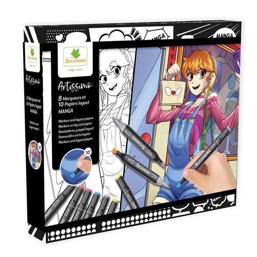 SYCOMORE Manga layout & markers - girl