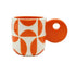 QUE RICO Leonor mug - groovy grids