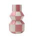 QUE RICO Celestino vas - squares & stripes