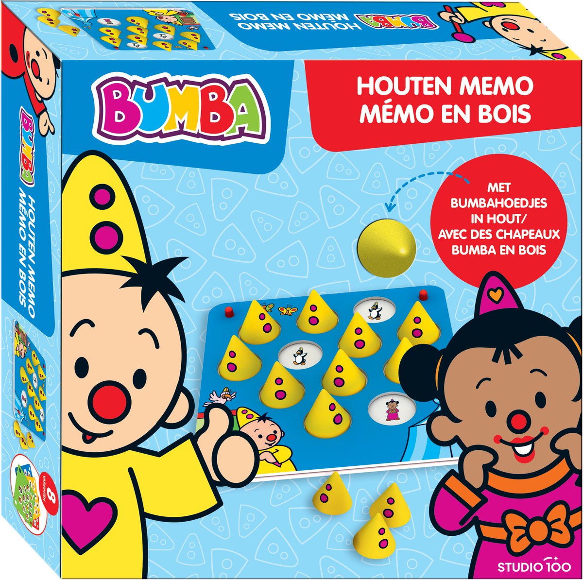 BUMBA Spel - Memospel hout