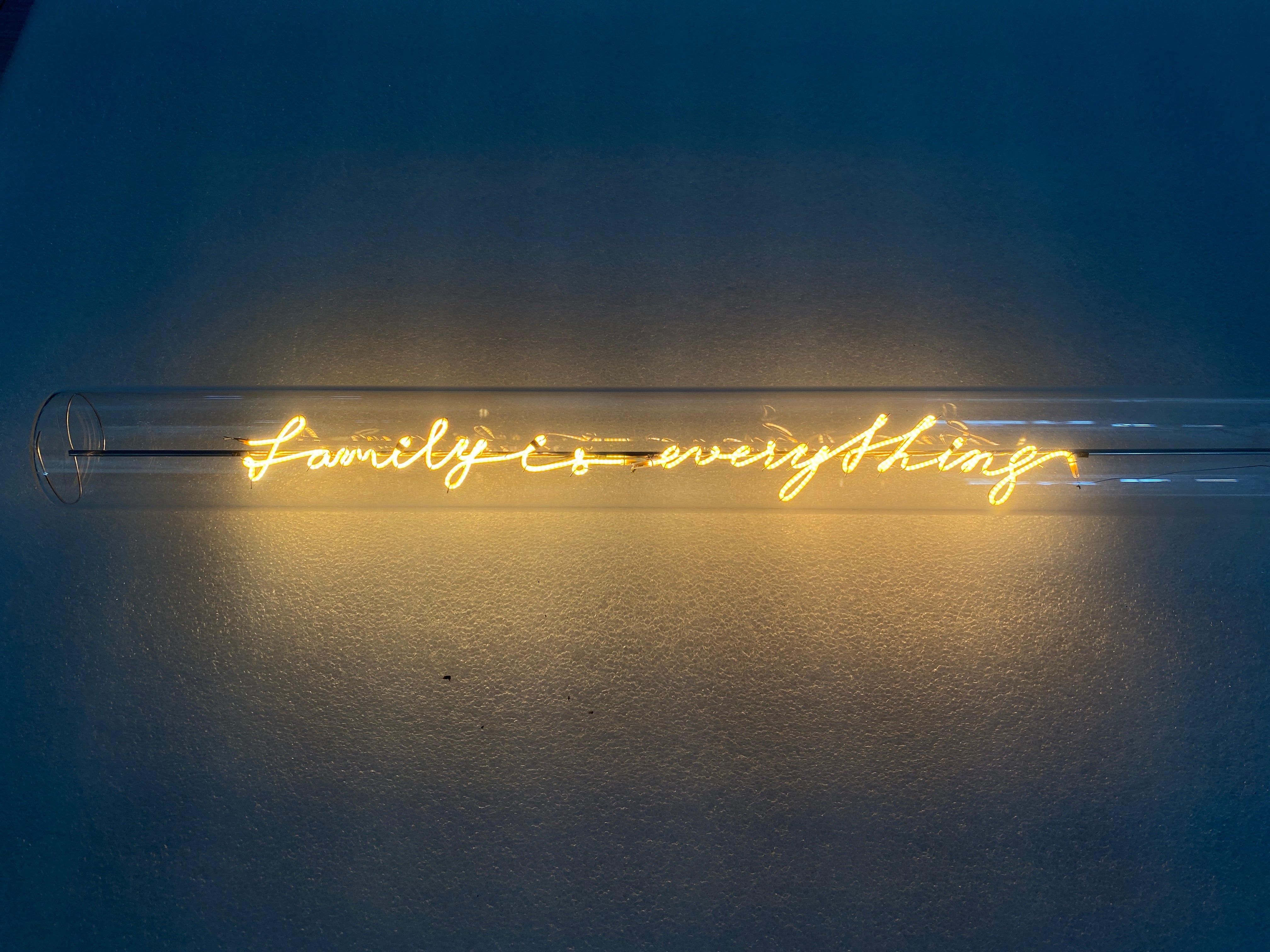 MESSAGE IN THE TUBE - Family is everything - T40 2200K dimbaar
