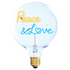 MESSAGE IN THE BULB - Peace & love