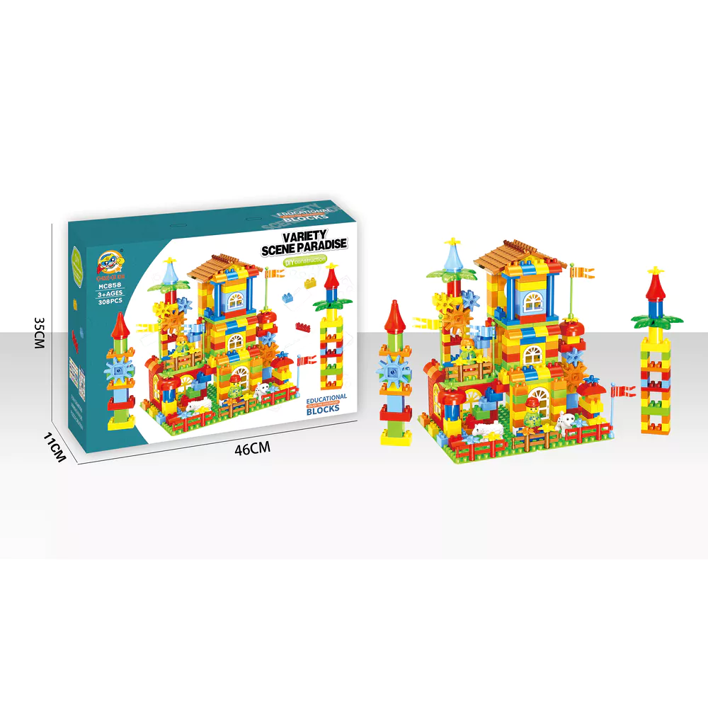 Villa plezier voor kinderen - 46x11x35cm 4791412   10113077