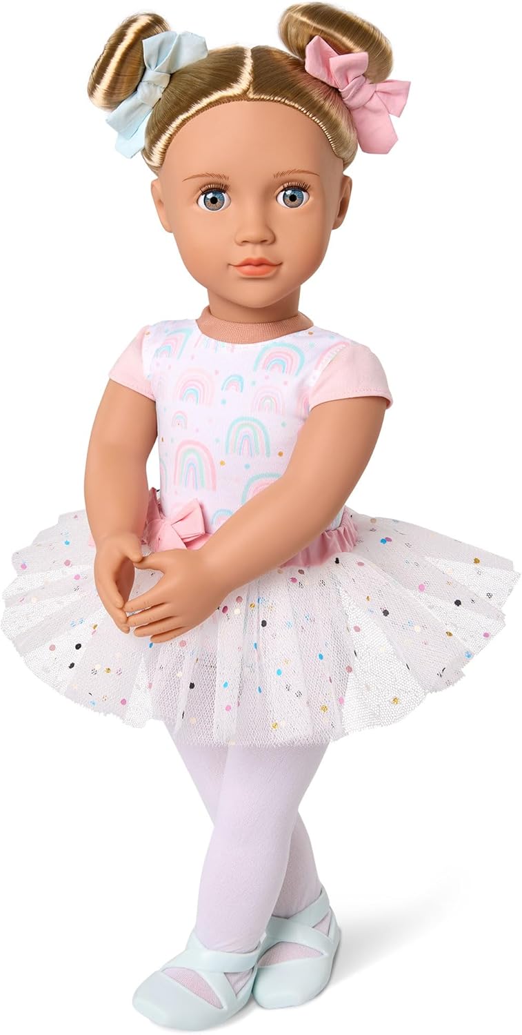 OUR GENERATION Kasia ballet pop met regenboog outfit - 45cm 10114688