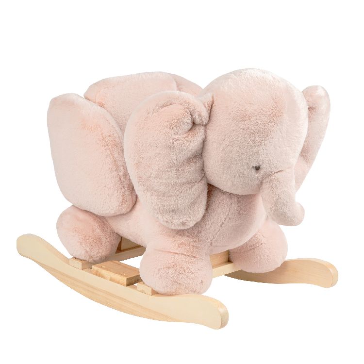 NATTOU Fanfan Schommelpaard - Olifant - oud roze