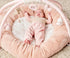 NATTOU Fanfan Speelmat m/gewatteerde rand - 90x90cm - roze