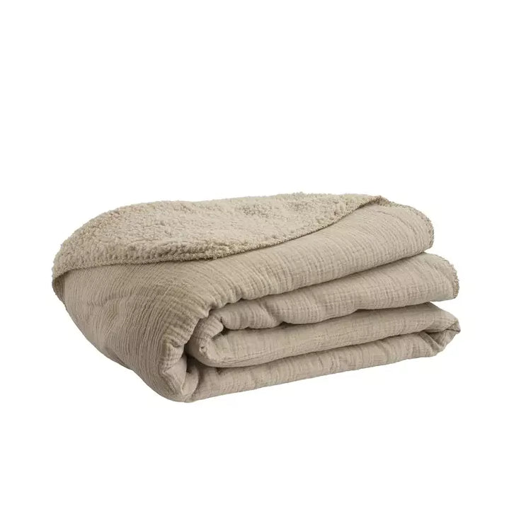 LEEFF Phileine plaid - 130x170cm - taupe