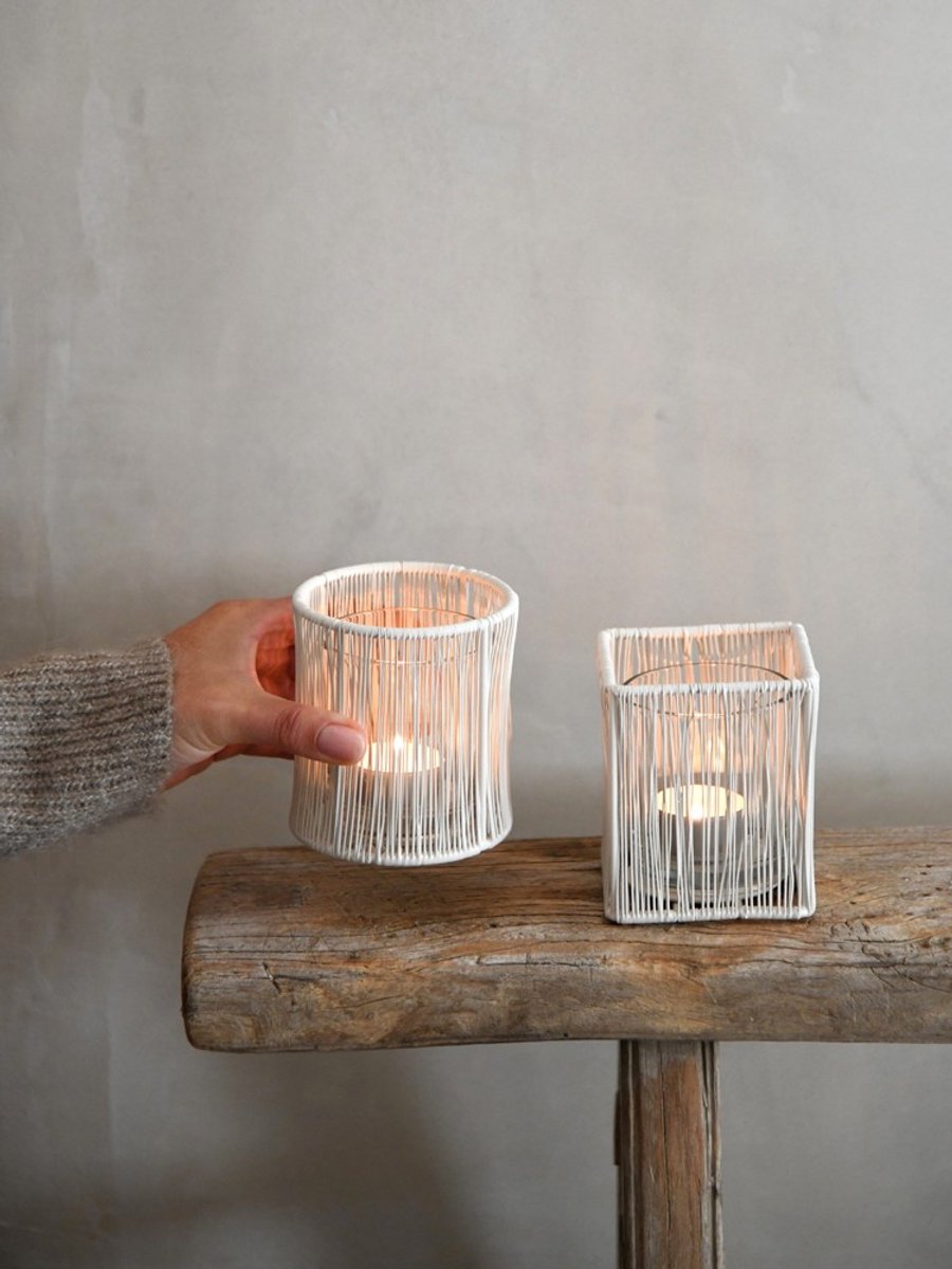 LEEFF Timon theelichthouder - vierkant