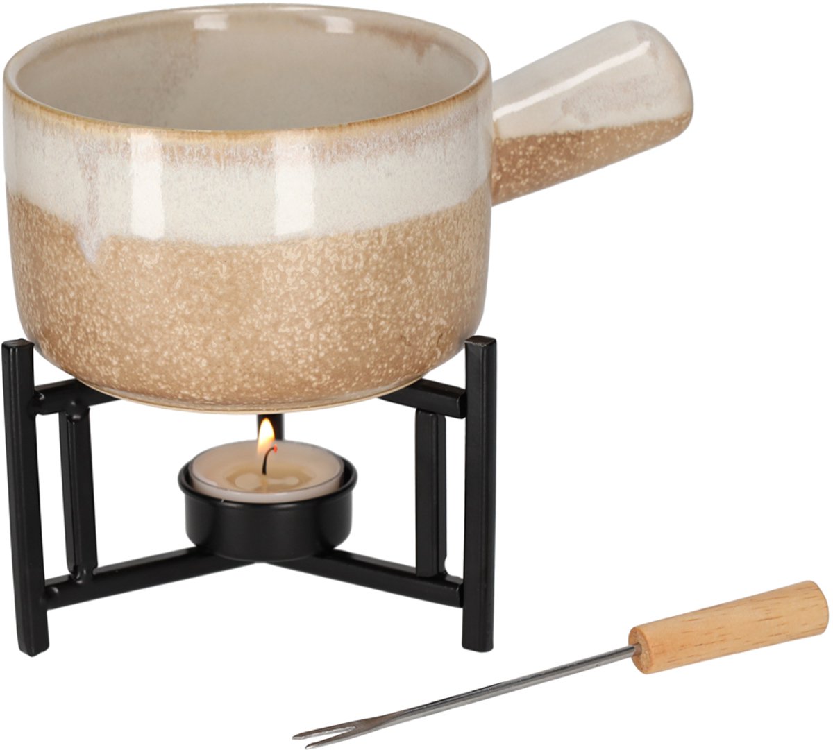 JENS Fondue set - taupe