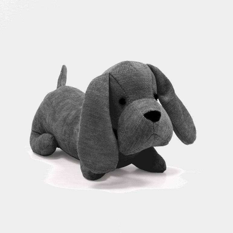UNIQUE Dog deurstopper - 38x15x18cm - d. grey 7701049DG