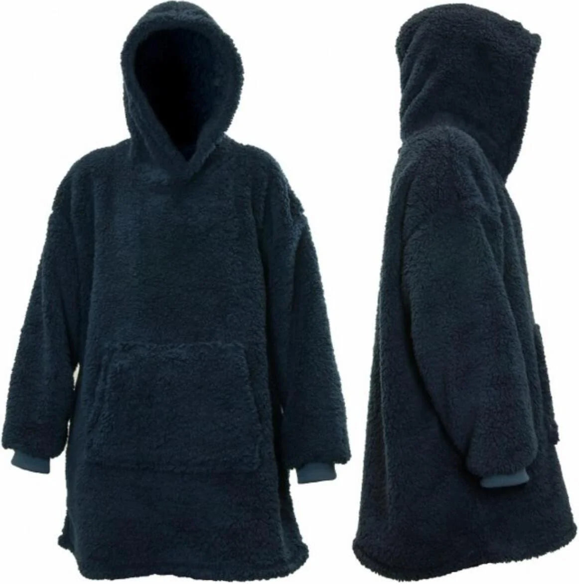 UNIQUE Teddy hoodie - 70x50x87cm - dark blue 8501009DBLUE