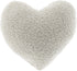 UNIQUE Curly heart kussen - 40x40cm - dove white 8701103DOVE