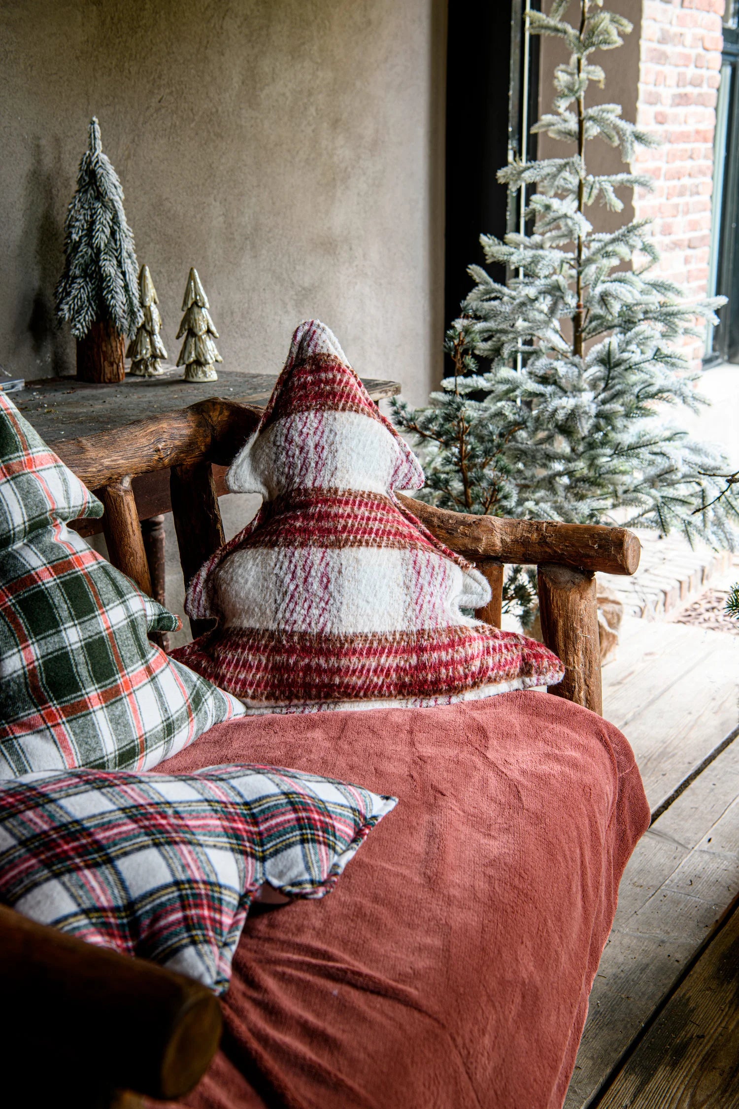 UNIQUE Check tree kussen - 50x50cm - dessin 3 870115403