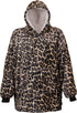 UNIQUE Hoodie oversized - 70x50x87cm - dessin 4 880107404 leopard