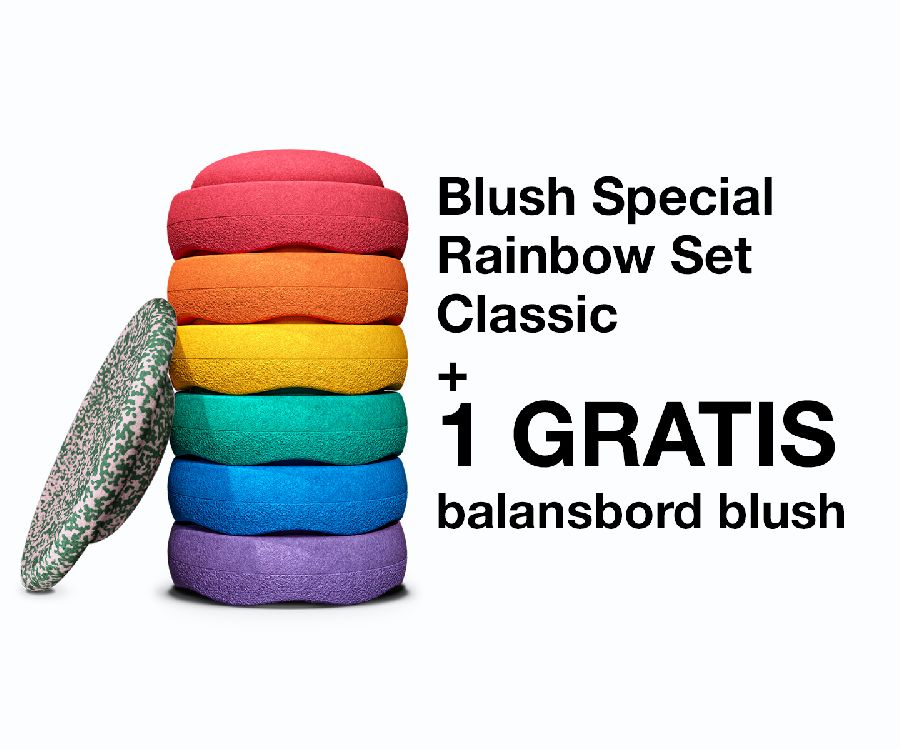 STAPELSTEIN Speciale regenboog set classic - blush