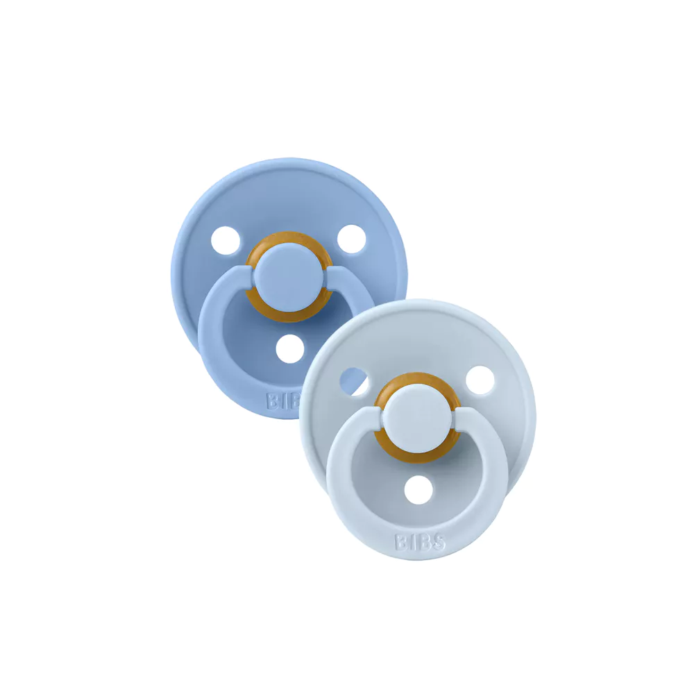 BIBS Fopspeen 2st - maat 2 - sky blauw/baby blauw