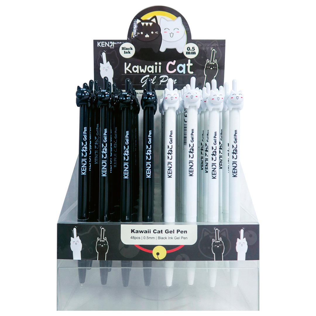 KENJI Gel pen - cat (prijs per stuk)