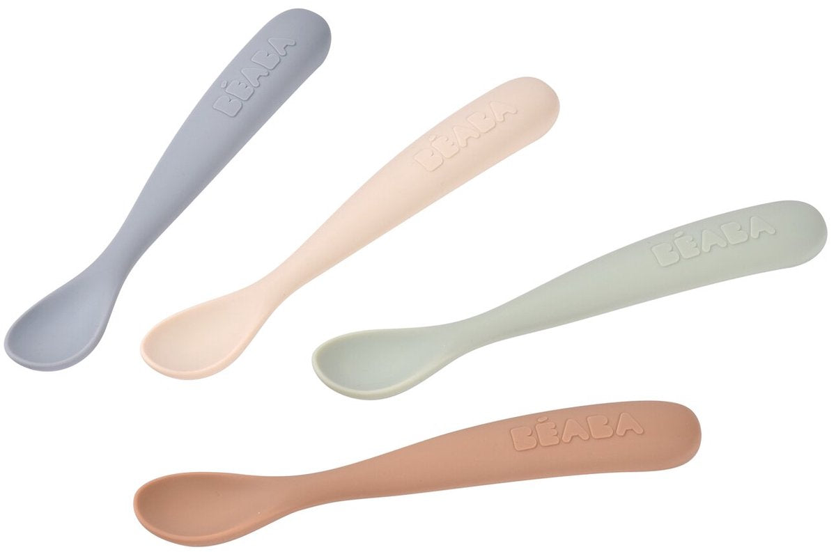 BEABA Lepelset 4st.- naturel