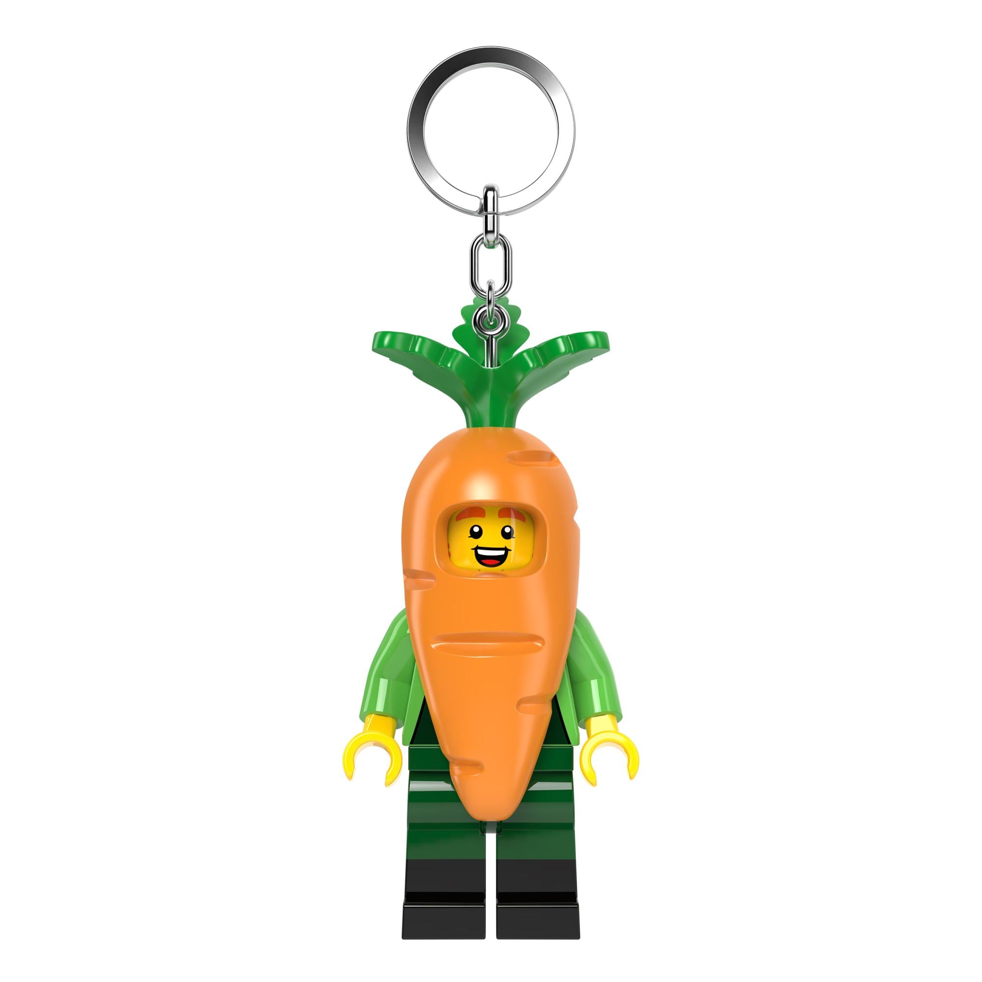 LEGO Minifiguur farmers market key light - carrot mascot