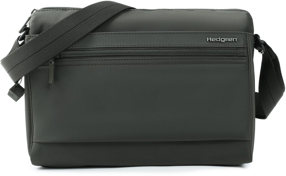 HEDGREN EYE M - Schoudertas MEDIUM  RFID BLACK INK