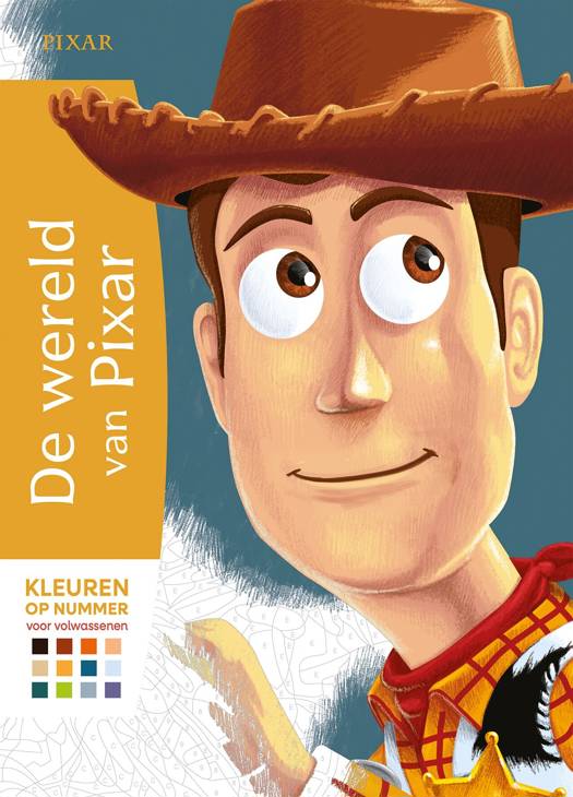 Disney Pixar - Kleuren op nummer voor volwassenen