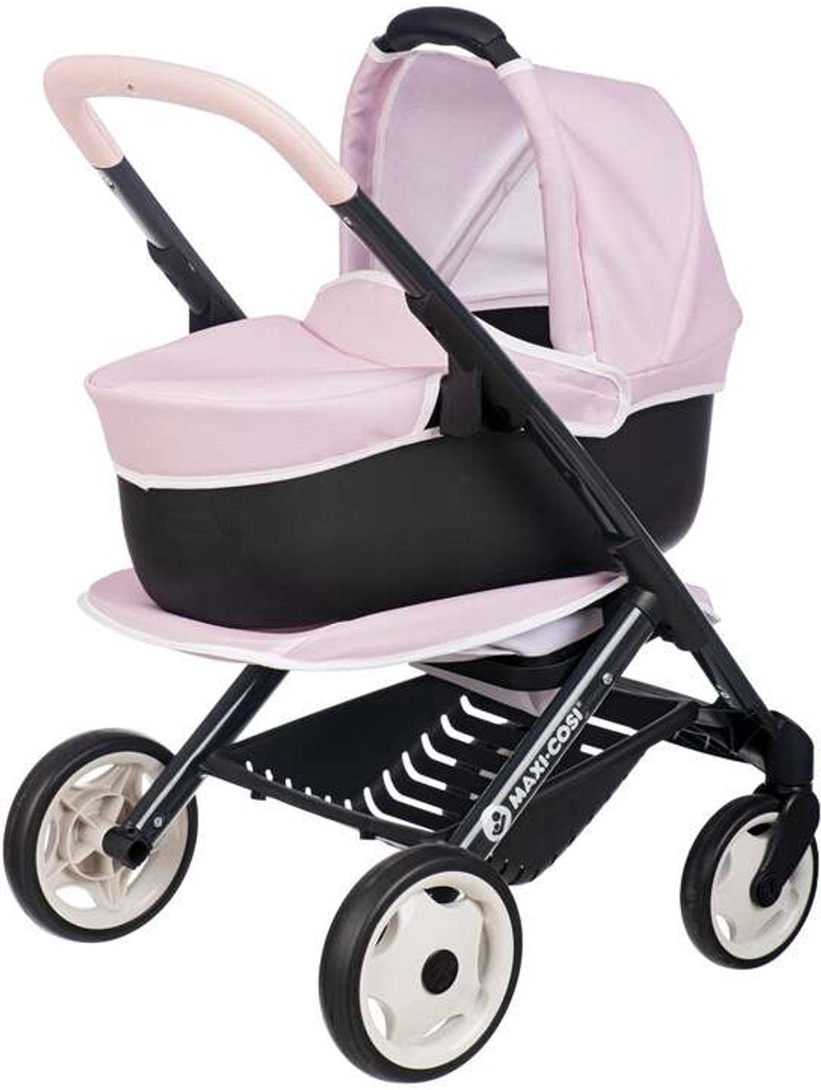SMOBY Maxi cosi combi poppenwagen - roze