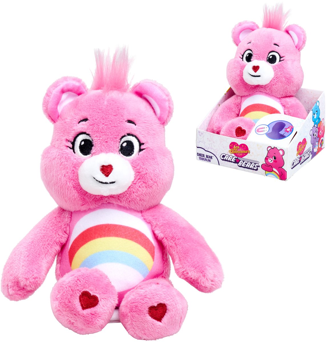 CARE BEARS Cheer shoulderfriend 12cm (troetelbeertjes)