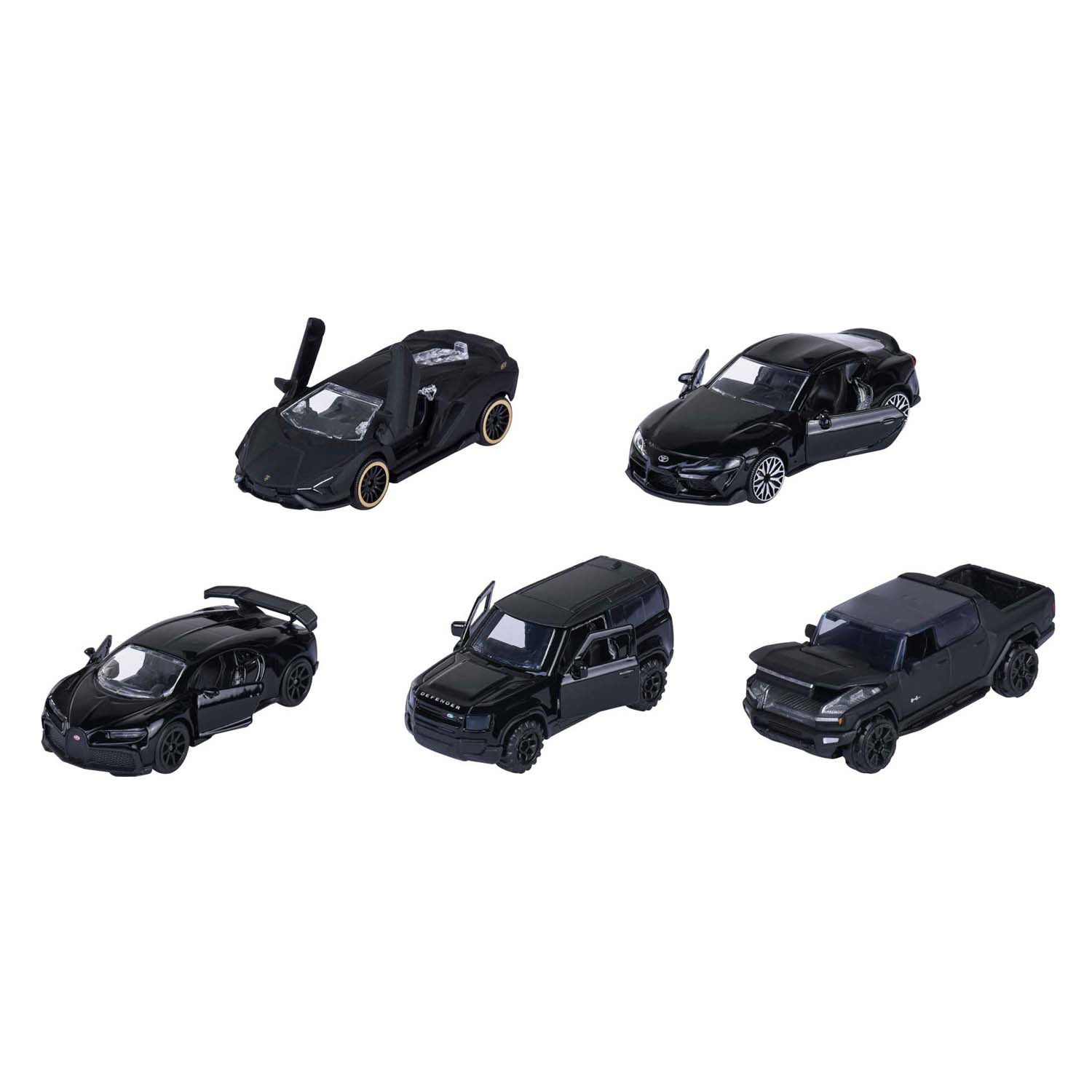 MAJORETTE Black edition set - 5st.