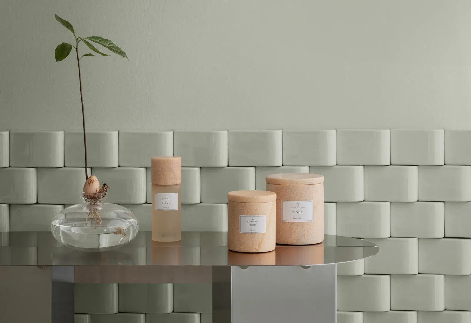 Blomus FRABLI - geurkaars - Indian Tan S