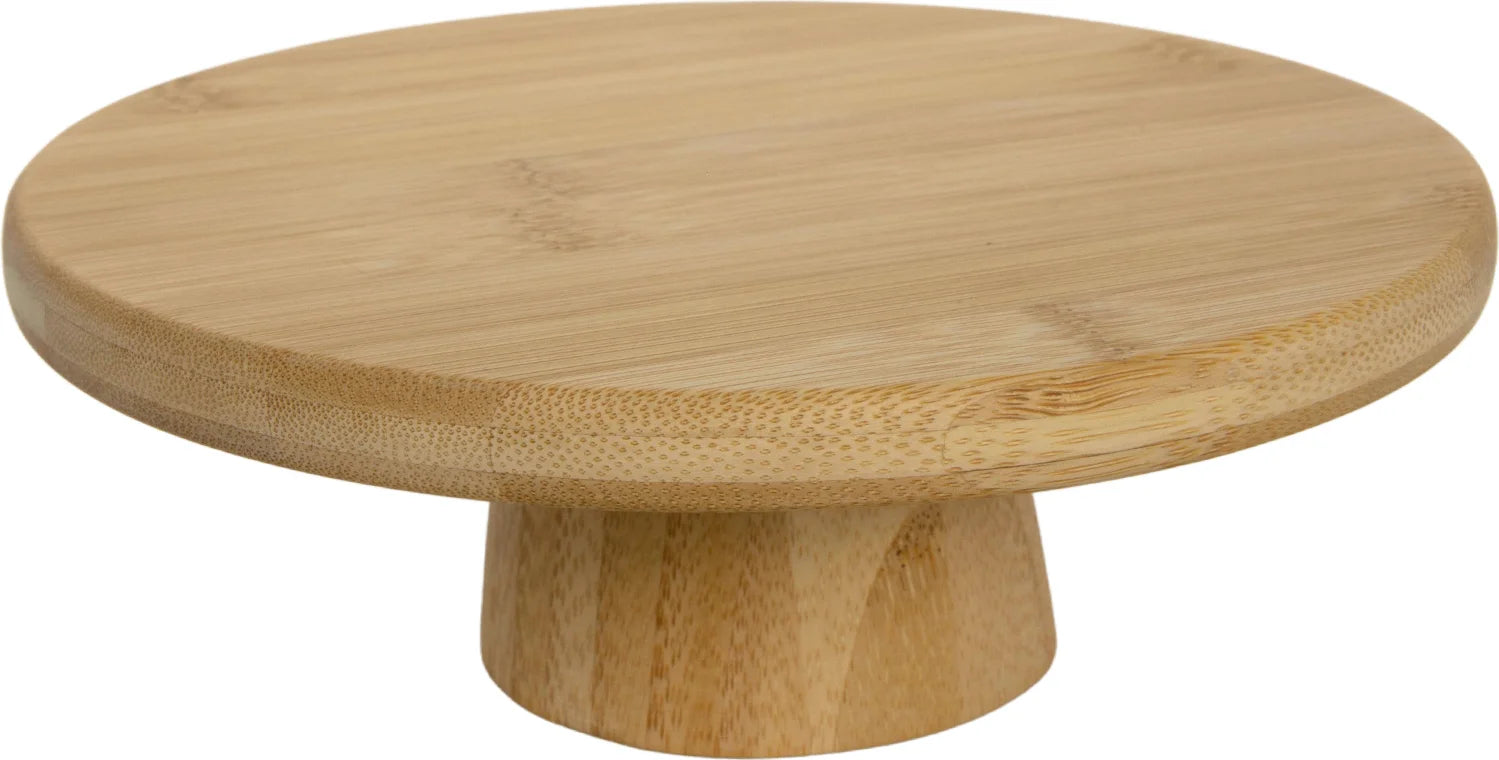 Serveerplank m/voet bamboe - 20cm
