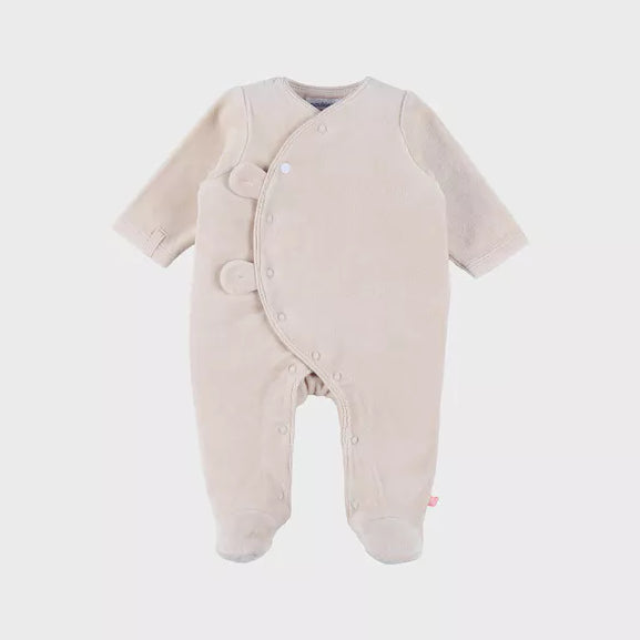 NOUKIES Pyjama fluweel - beige - 00m