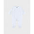 NOUKIES Pyjama fluweel - wit - 0m