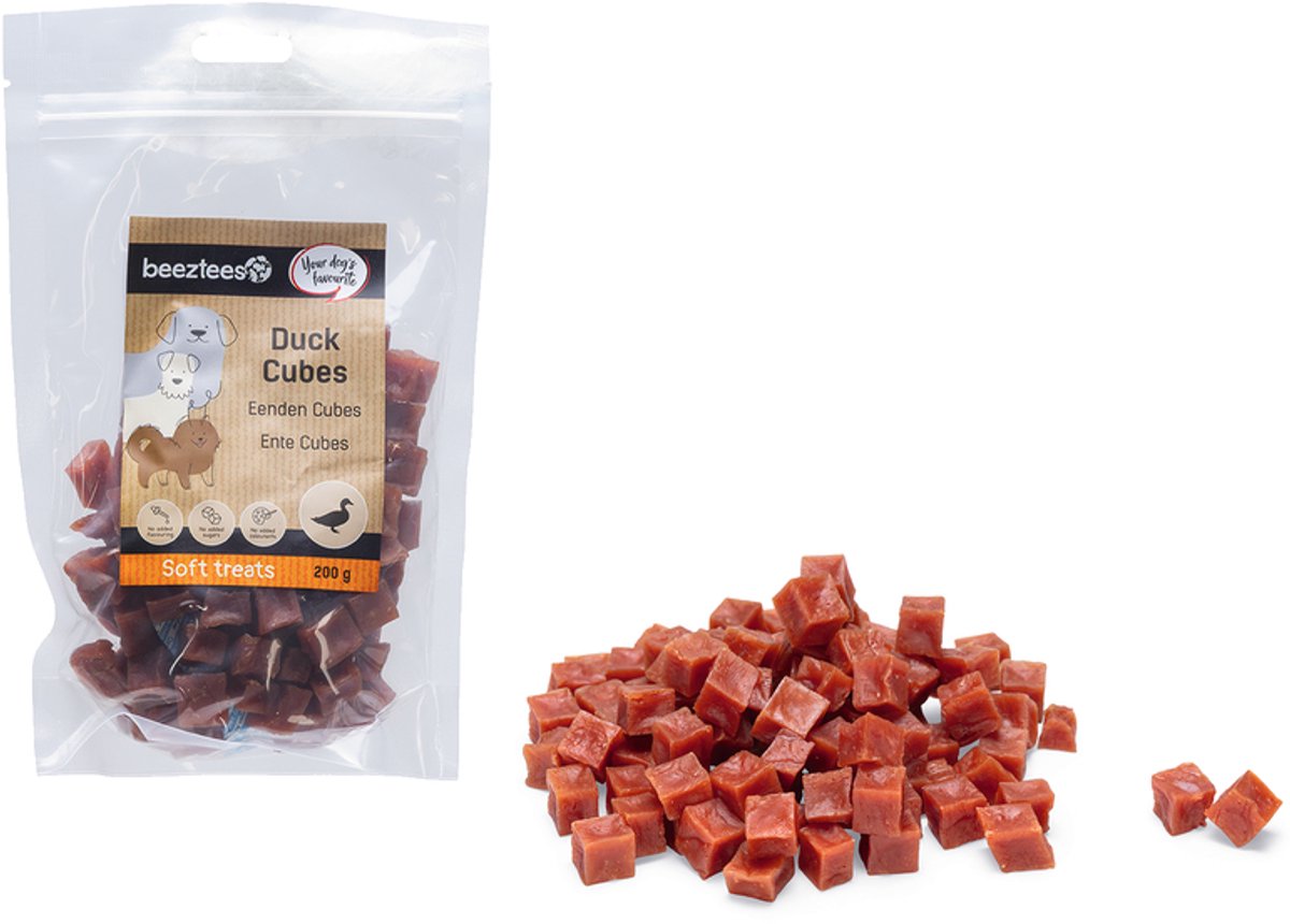 BEEZTEES Eenden cubes - 200gr