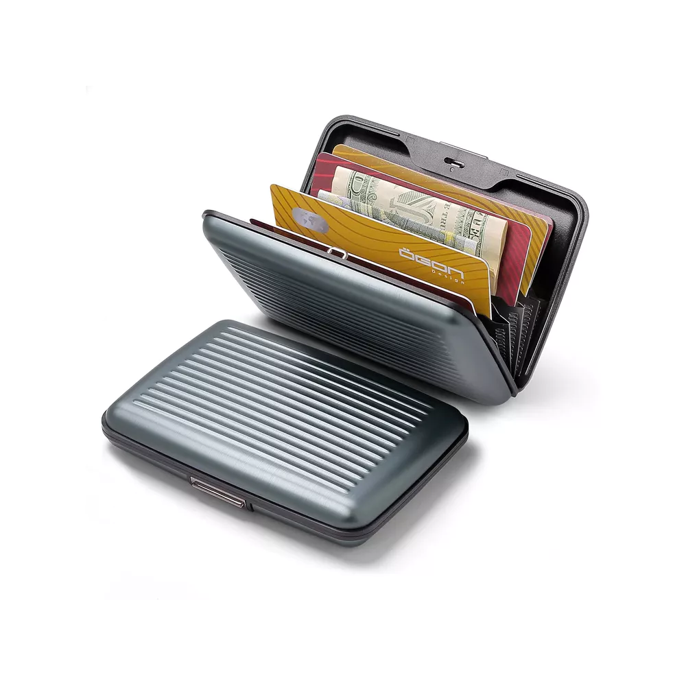 OGON DESIGN Kaarthouder Stockholm - platinum