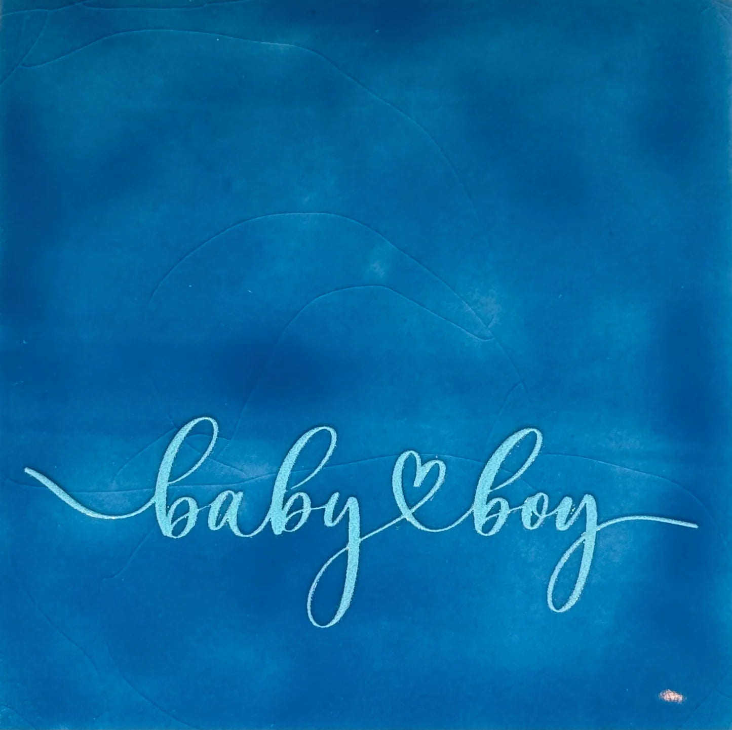 YETT Tegeltje - Baby boy - l. blauw/blauw