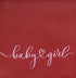 YETT Tegeltje - Baby girl - roze/baby roze