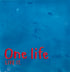 YETT Tegeltje - One life live it - l. blauw/rood