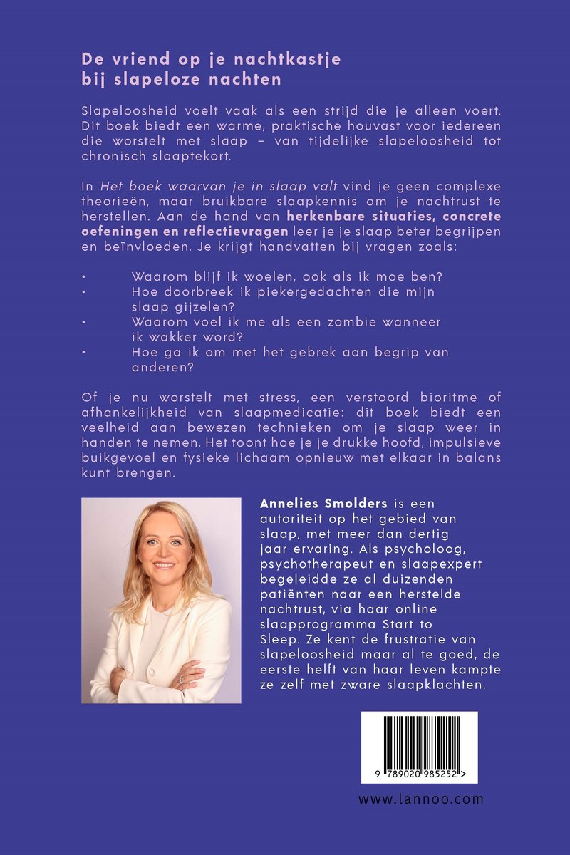 Het boek waarvan je in slaap valt - Annelies Smolders