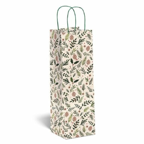 Giftbag Natural X-Mas B