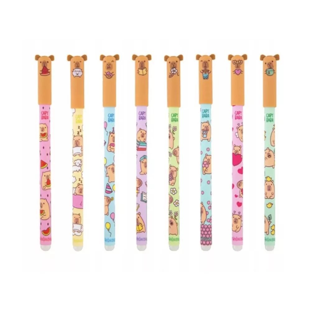Uitwisbare pen - Capybara ass. (prijs per stuk)