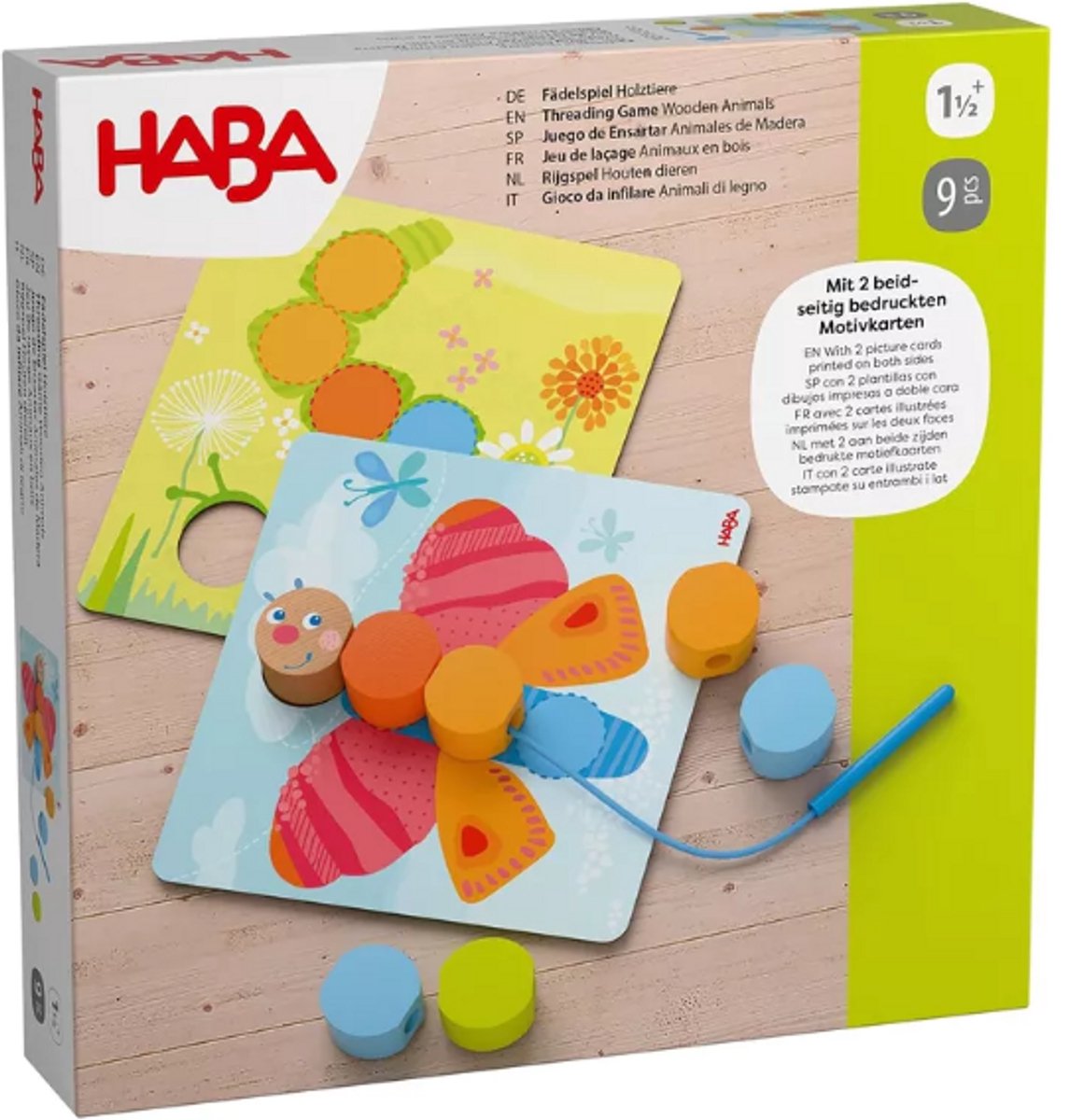 HABA Rijgspel - Houten dieren