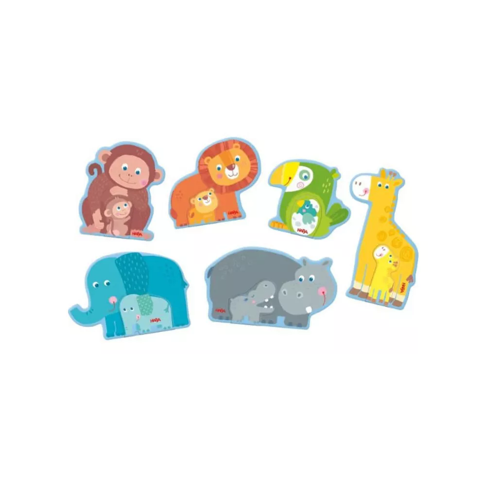 HABA Eerste puzzels 6st - Dierlijke familie