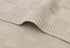 JOLLEIN Wiegdeken 75x100cm - box knit warm sand