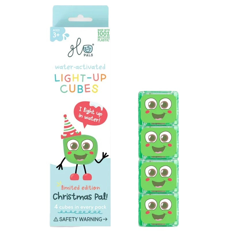 GLOPALS Light up cubes 4st. - Christams
