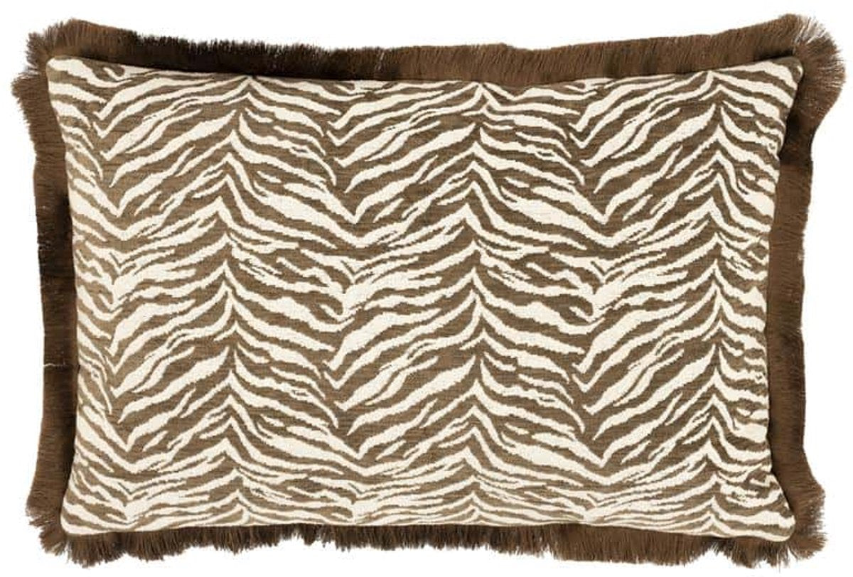 BY BOO Tigra kussen - 40x60cm - bruin