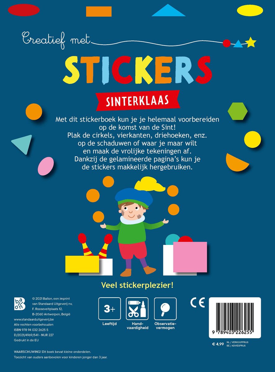 Sinterklaas - Creatief met stickers
