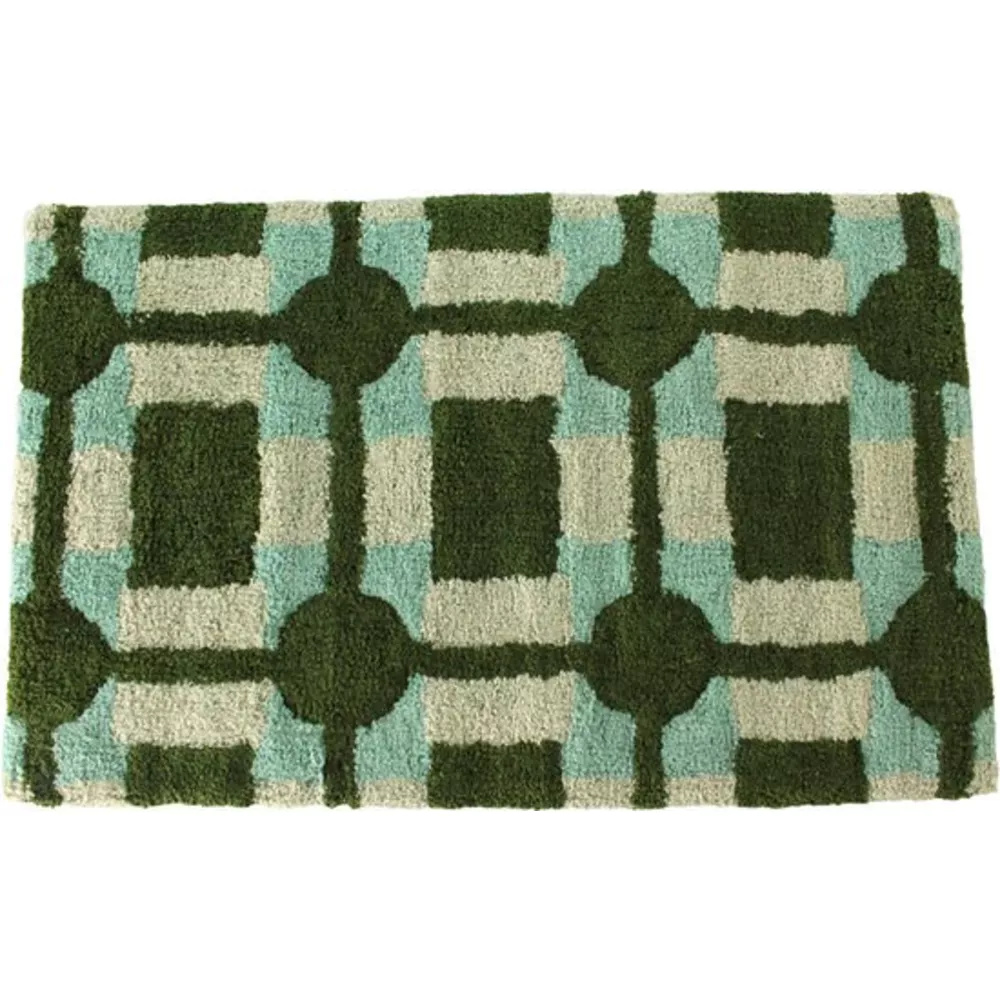 Badmat katoen - 50x80cm - geometrisch