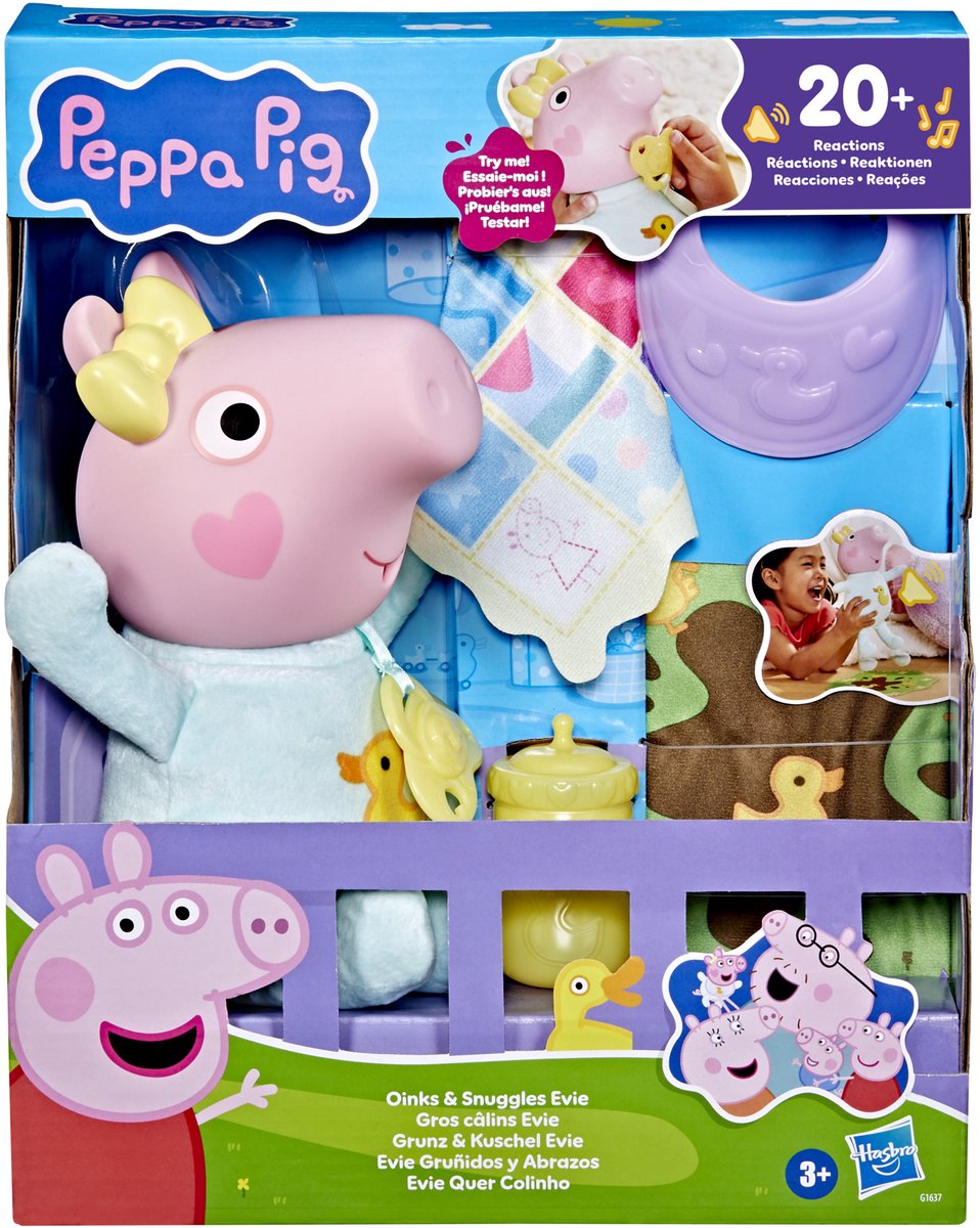 PEPPA PIG Oinks and snuggles Evie knuffel