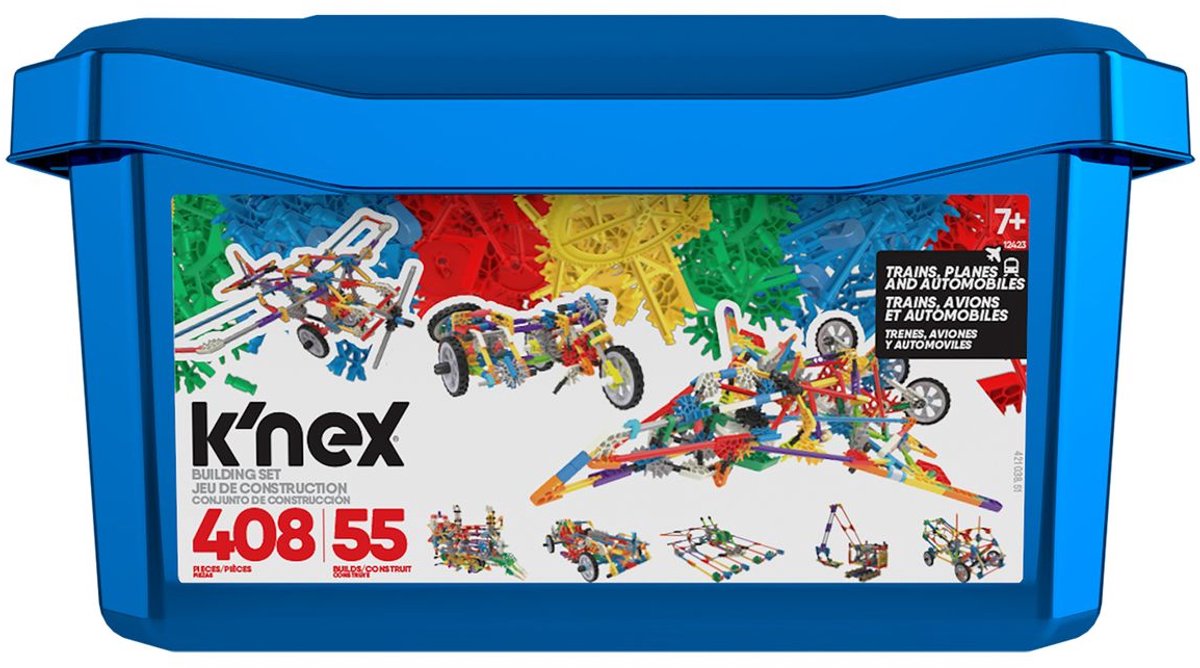 Knex classics - Planes, trains, automobiles (blue tub)
